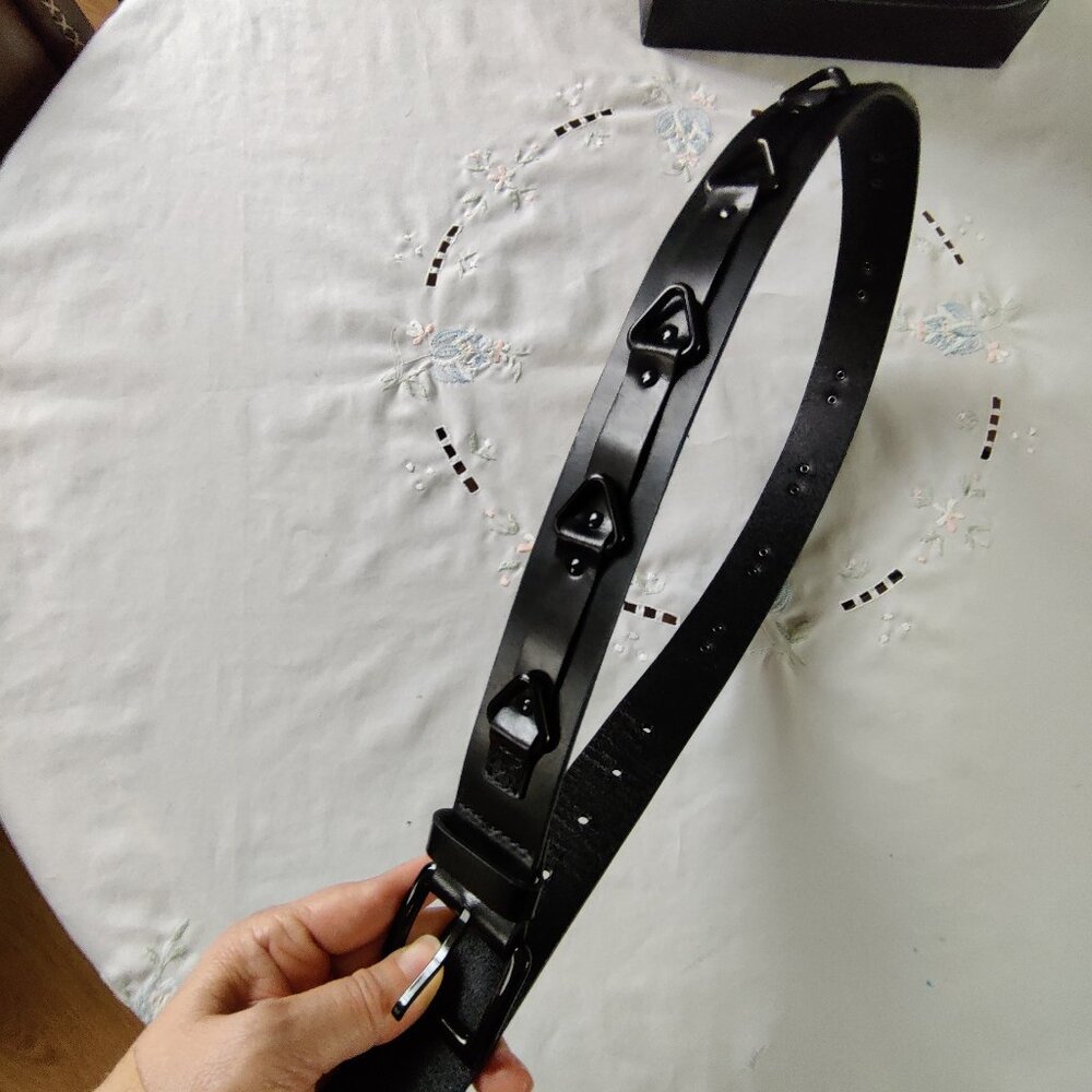 Rebecca Minkoff BLACK Genuine Leather Belt